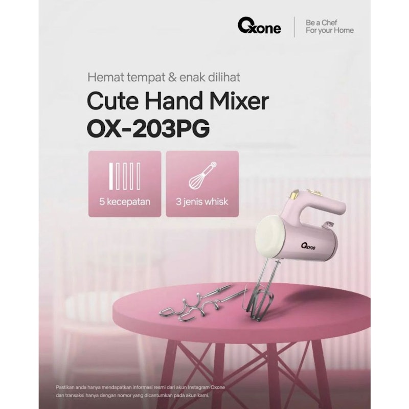 Oxone Cute Hand Mixer 3
