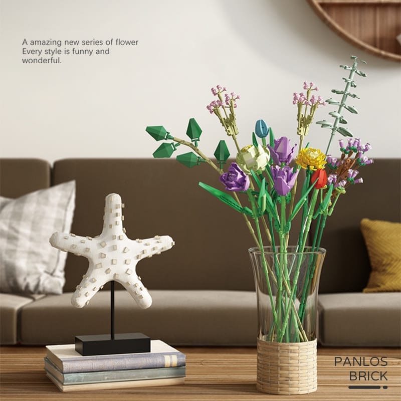 Panluosi Building Block Bouquet 2