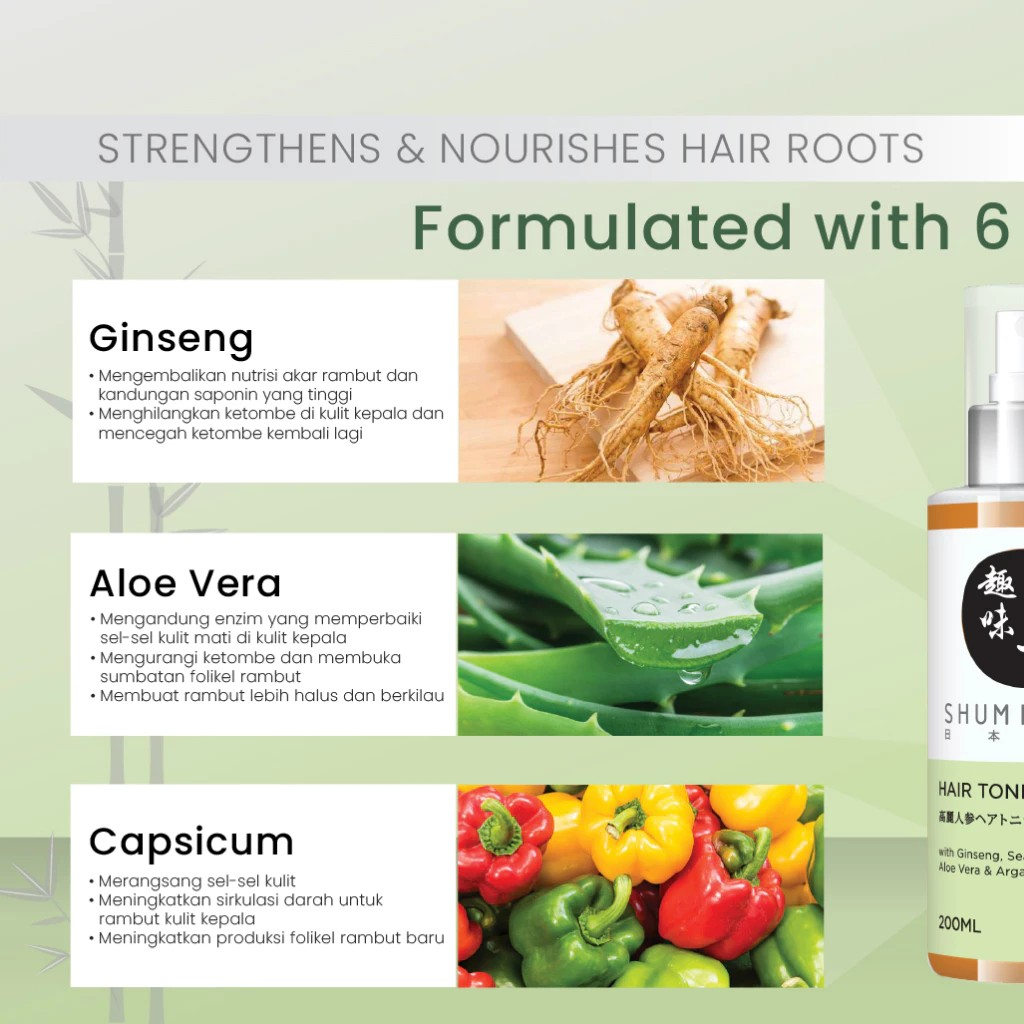 Gemma Natura Lestari SHUMI Japan Hair Tonic