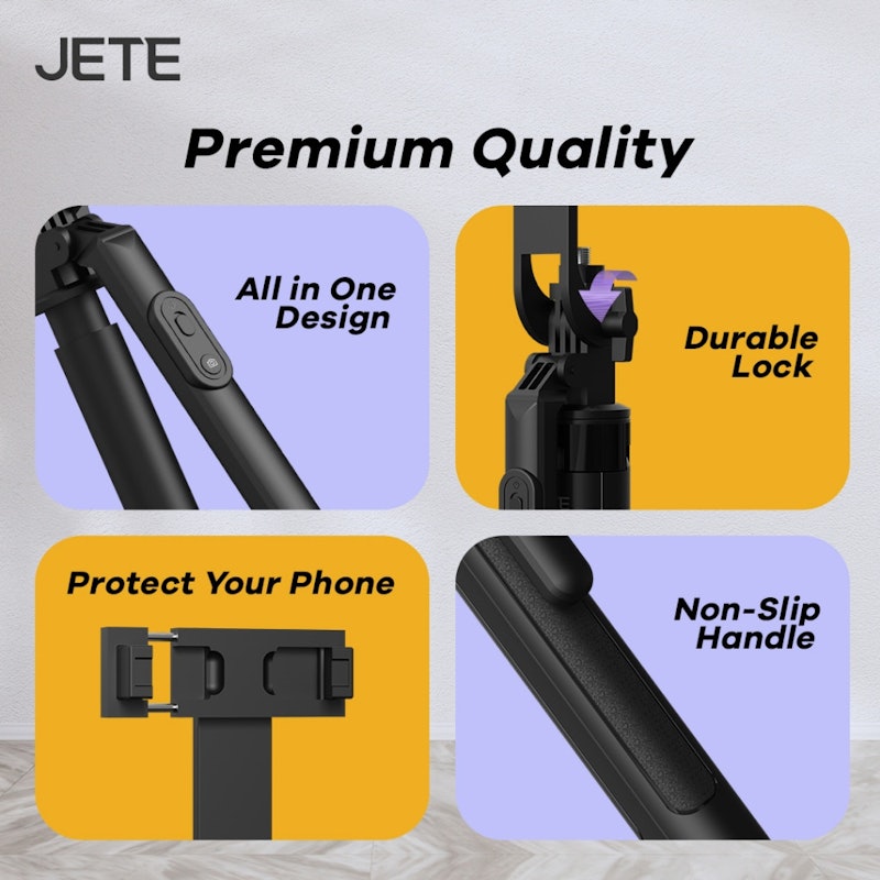 JETE Tripod Bluetooth Tongsis 5