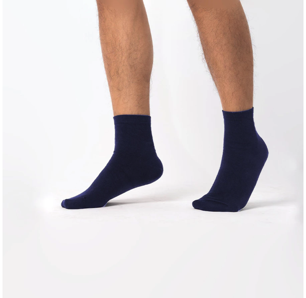 Mundo Socks Mundo Classic Anti Bacteria Men Casual Basic Ankle Sock