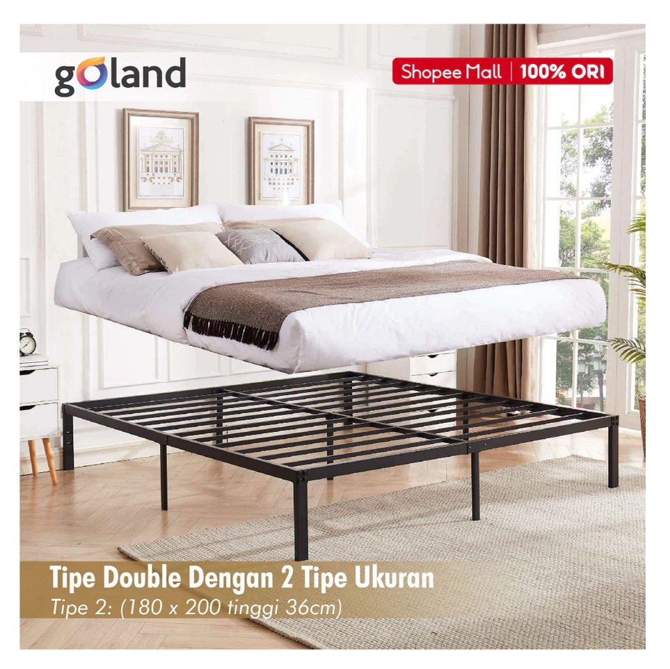 Sinar Raja Indonesia Goland Dipan Besi Minimalis