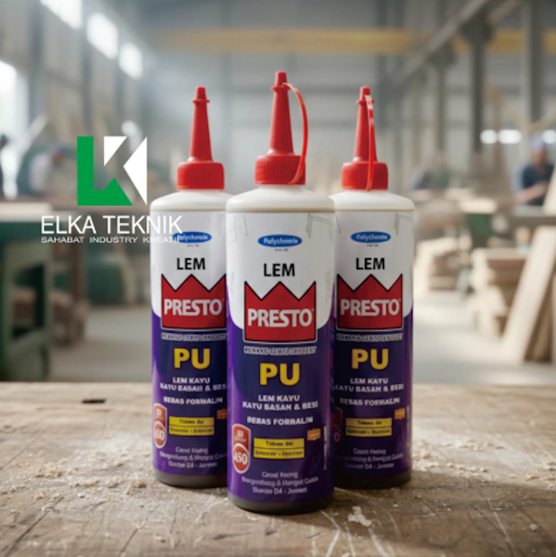 Presto® PU Polyurethane Kayu dan Besi 3