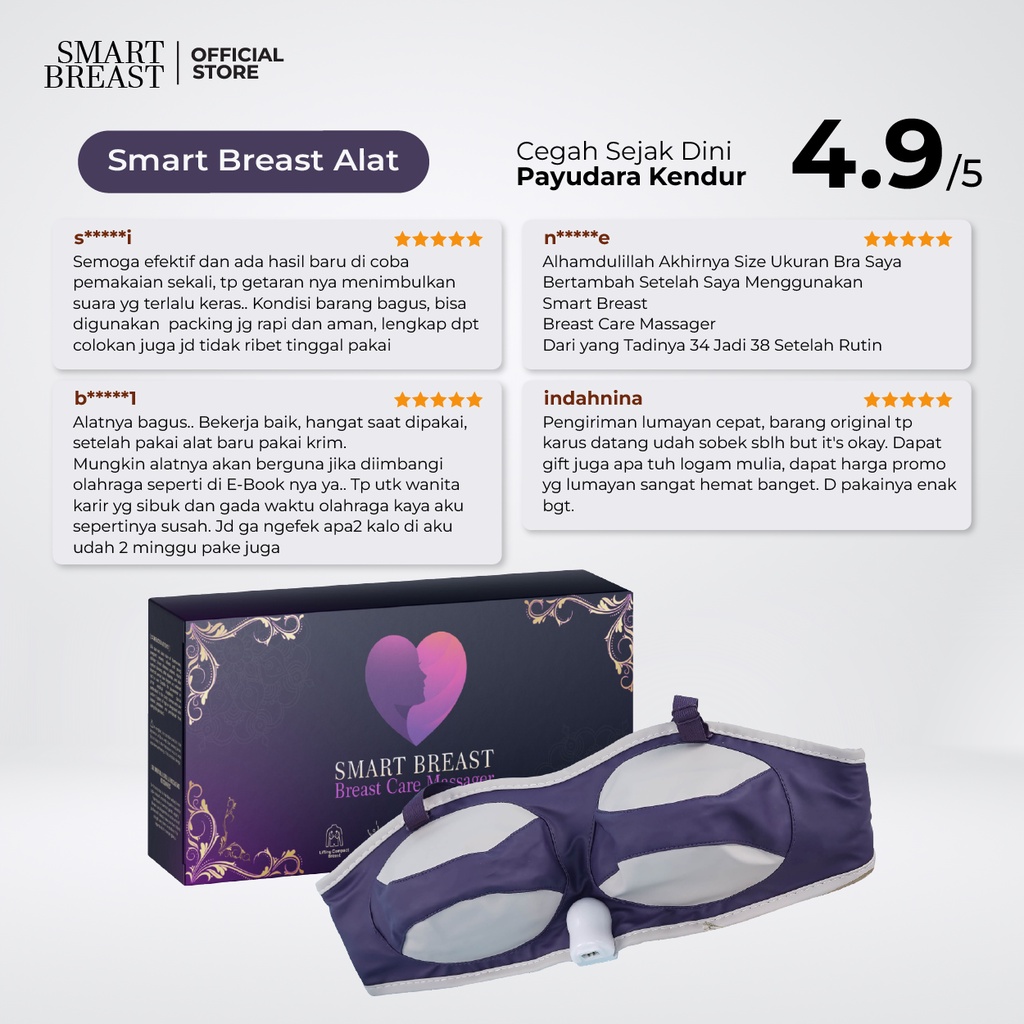  Smart Breast Alat Pembesar dan Pengencang Payudara
