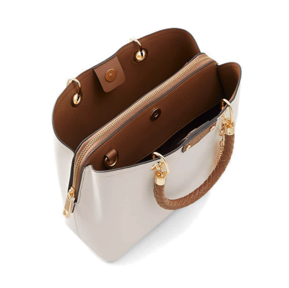 The Aldo Group Aldo Lothycan Satchel - Bone Multi