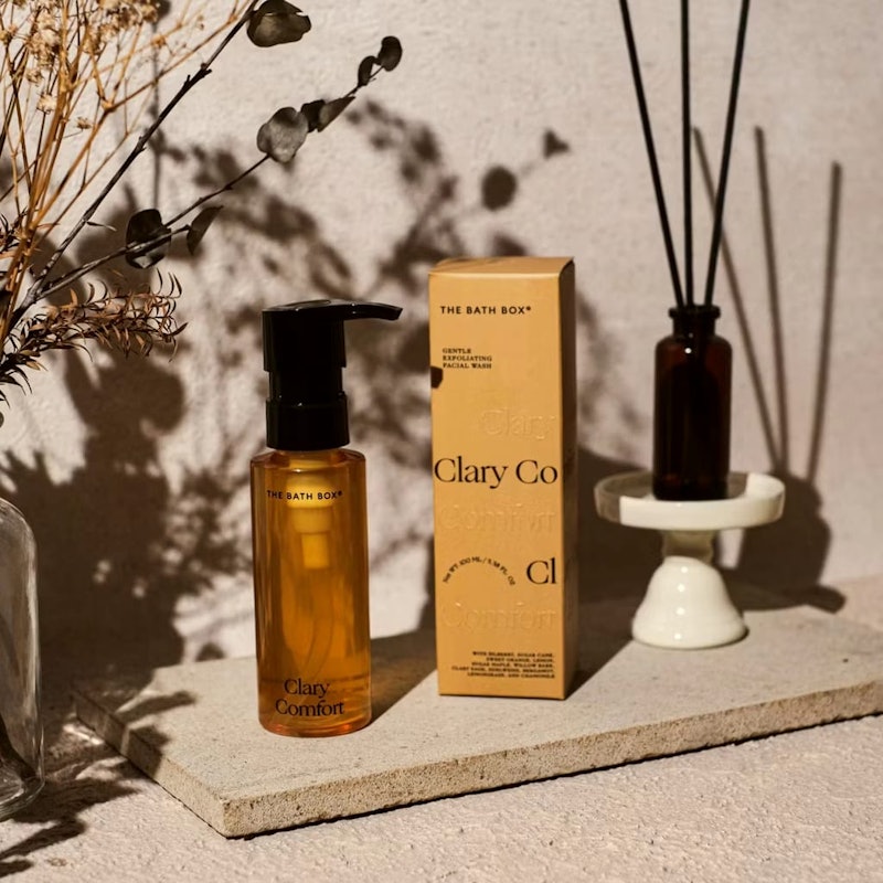 THE BATH BOX® Clary Comfort Gentle Exfoliating Facial Wash