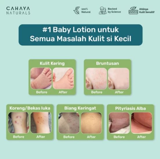 Cahaya Natural Botanikal Cahaya Naturals Calming Baby Lotion New Formula