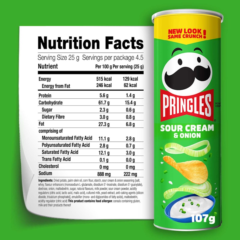 Pringles Sour Cream & Onion 2