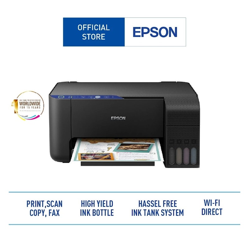 EcoTank A4 Wi-Fi All-in-One Ink Tank Printer 3