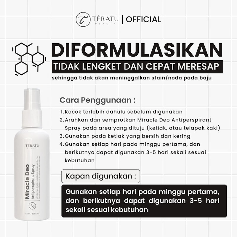 Miracle Deo Spray Deodorant 5