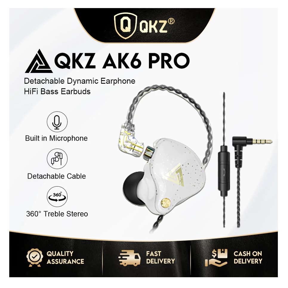 QKZ Audio QKZ® Earphone HiFi  AK6 Pro