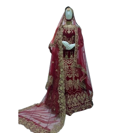  Lehenga Bordir Model Jodha 