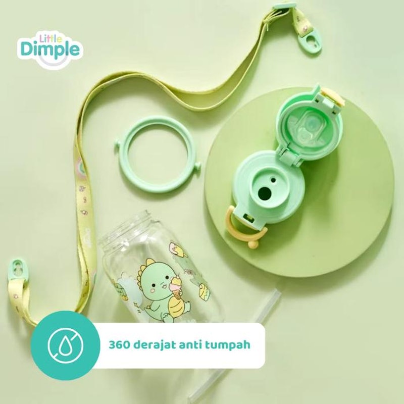 Little Dimple Flip-It Kid's Water Bottle 2