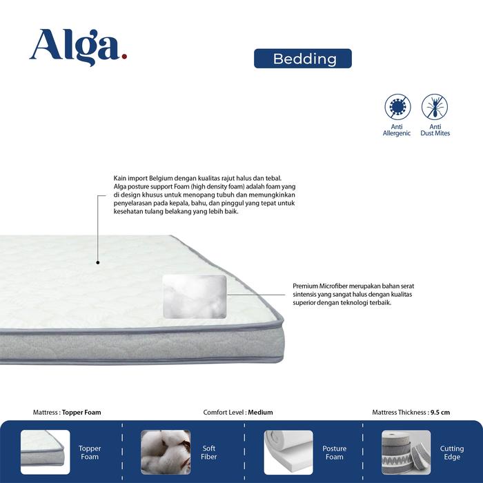 Alga Latex Topper 200 x 200 3