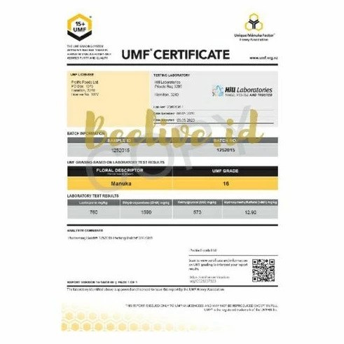 Prolife Foods Mother Earth UMF™ 15+ Mānuka Honey