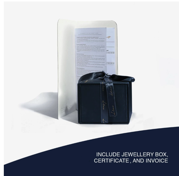 Lino Putra Mandiri Lino and Sons Stephanie Diamond Ring Whitegold  F VVS1