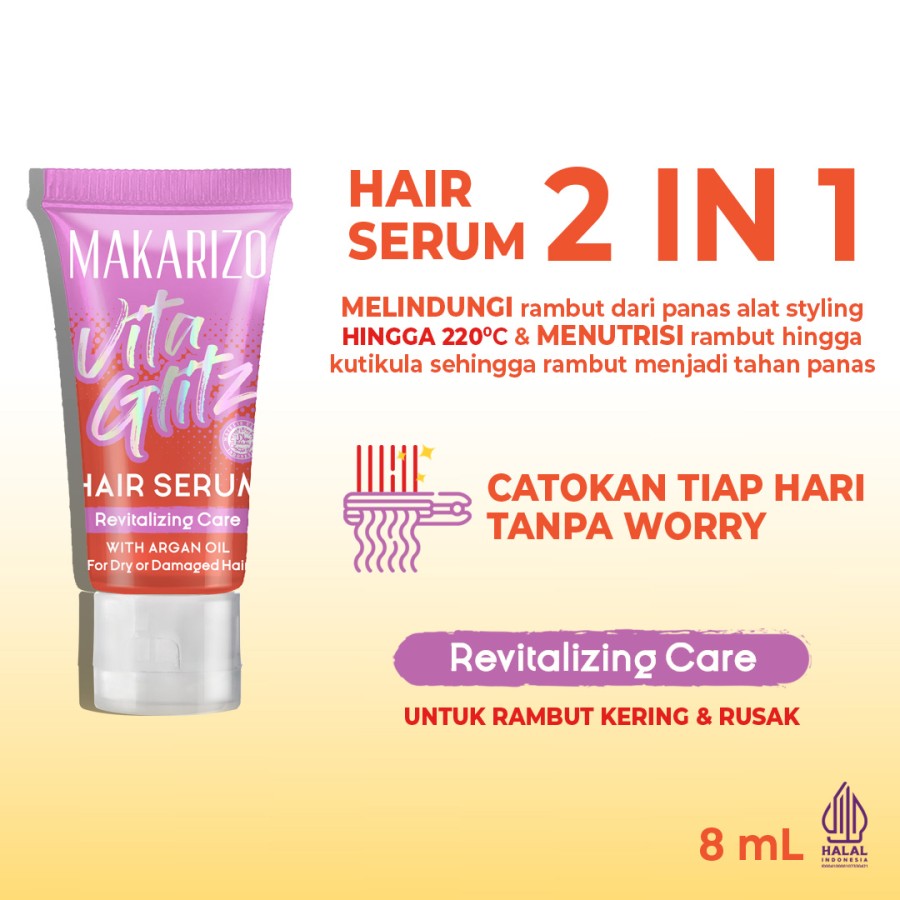 Akasha Wira International Makarizo Vitaglitz Hair Serum Revitalizing Care