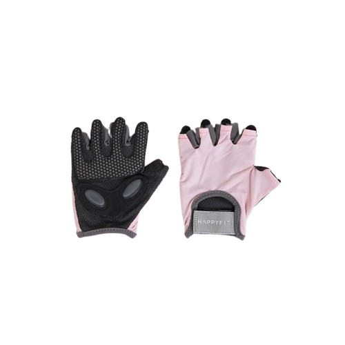 HappyFit Fitness Gloves with Palm Pad and Anti Silicone Dots