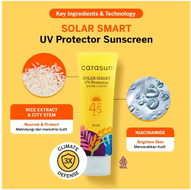 LF Beauty Manufacturing Indonesia Carasun Solar Smart UV Protector SPF 45 PA++++