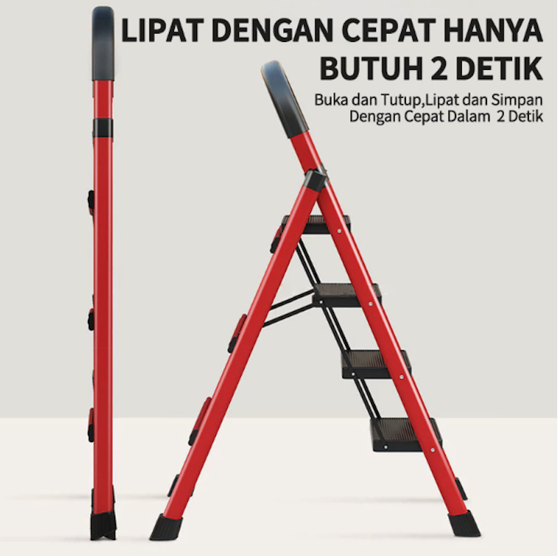 ECOSEN Household Steel Ladder 3 Layer 5