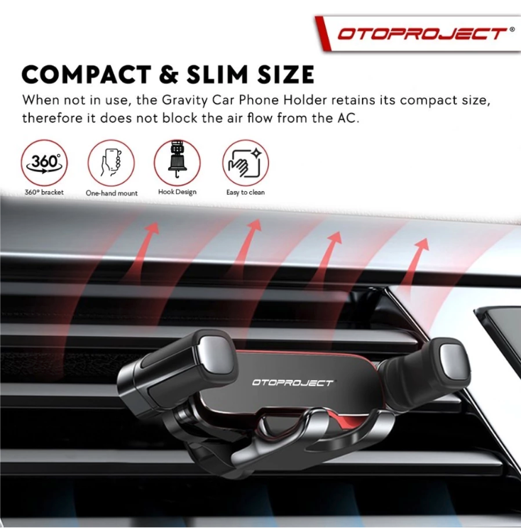 Prima Inovasindo Sukses Otoproject Gravity Car Phone Holder Elite 002