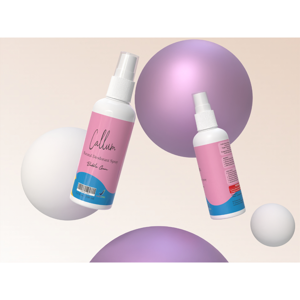 Generasi Antariksa Persada Callum Natural Deodorant Spray Tawas Bubble Gum