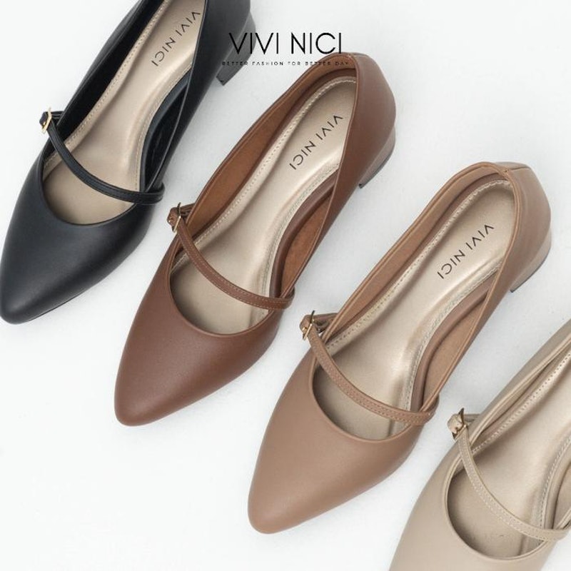 VIVI NICI Bianca Sepatu Pantofel Wanita