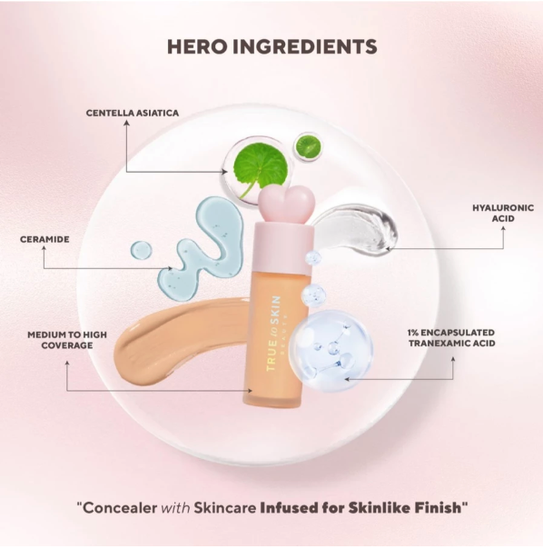 Triniti Tunggal Abadi True to Skin Skinlike Cover Serum Concealer Cheesecake
