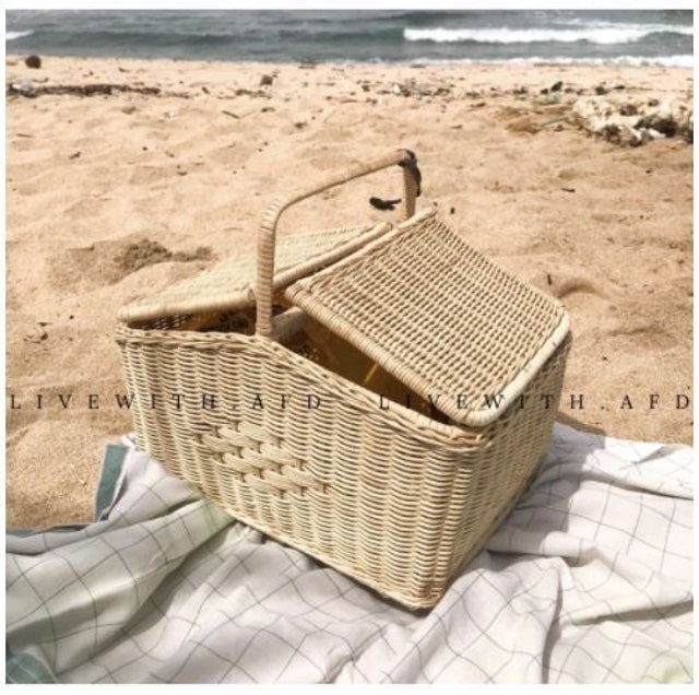 Keranjang Piknik Rotan Cantik