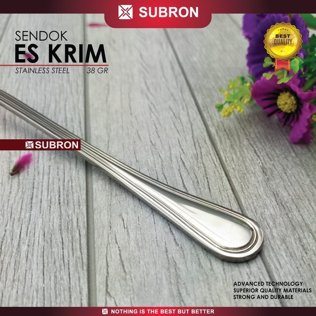 SUBRON  Sendok Ice Cream Stainless Steel 
