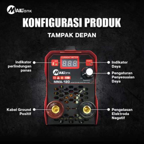 MailTank Indonesia Mailtank Inverter Welding Machine MMA-120A SH500