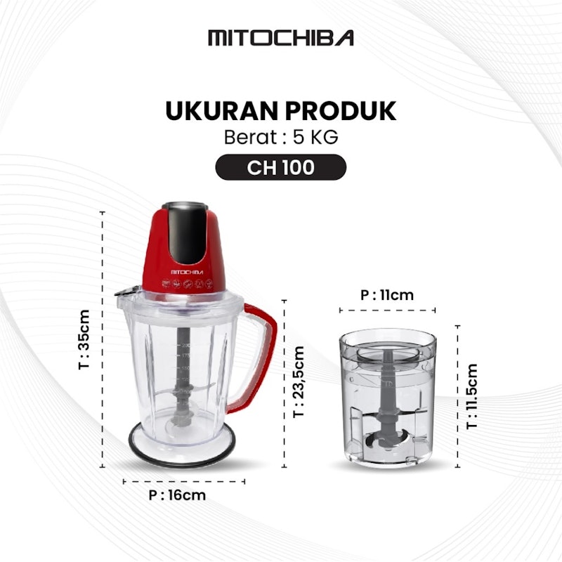 MITOCHIBA Food Chopper 5