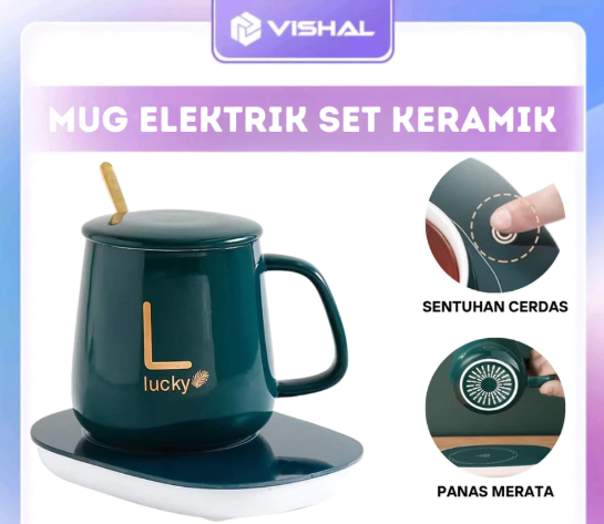  Vishal Mug Elektrik Set Keramik