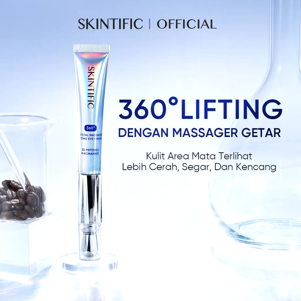 SKINTIFIC Cosmetics SKINTIFIC 360° Crystal Massager Lifting Eye Cream