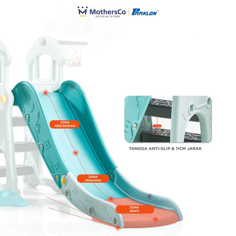 Dunia Kido Indonesia Parklon Fun Slide and Swing 5 in 1