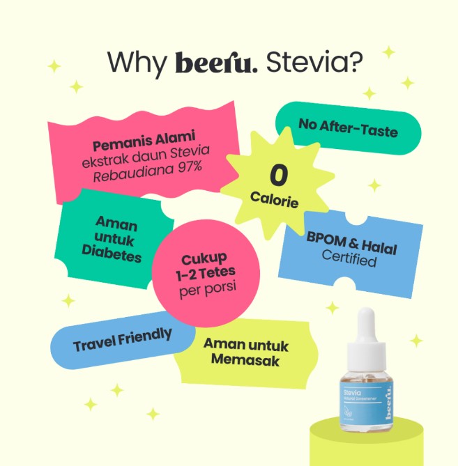 Berkat Rezeki Utama Beeru Stevia Natural Sweetener