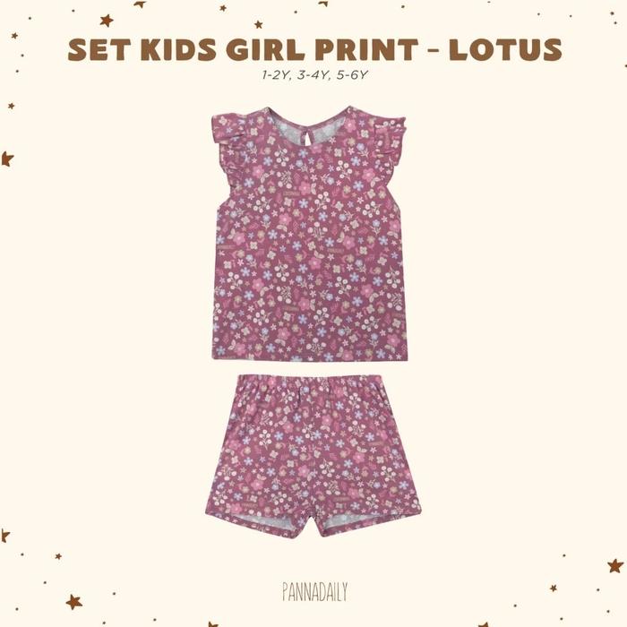 Bohopanna Pannadaily Set Kids Girl Print 3