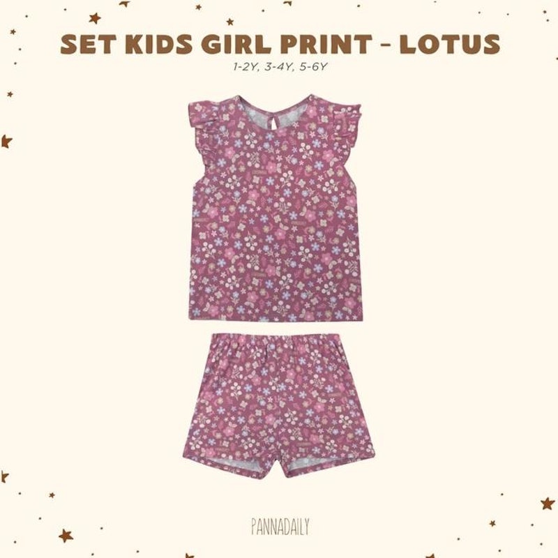 Bohopanna Pannadaily Set Kids Girl Print 3