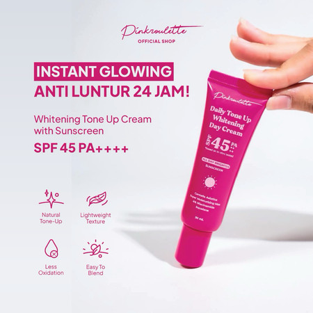  Pinkroulette Daily Tone Up Whitening Day Cream SPF 45 PA++++