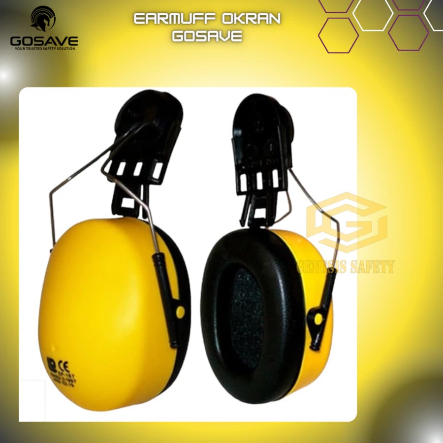 Pilar Niaga Makmur Gosave Earmuff Helmet Okran Series