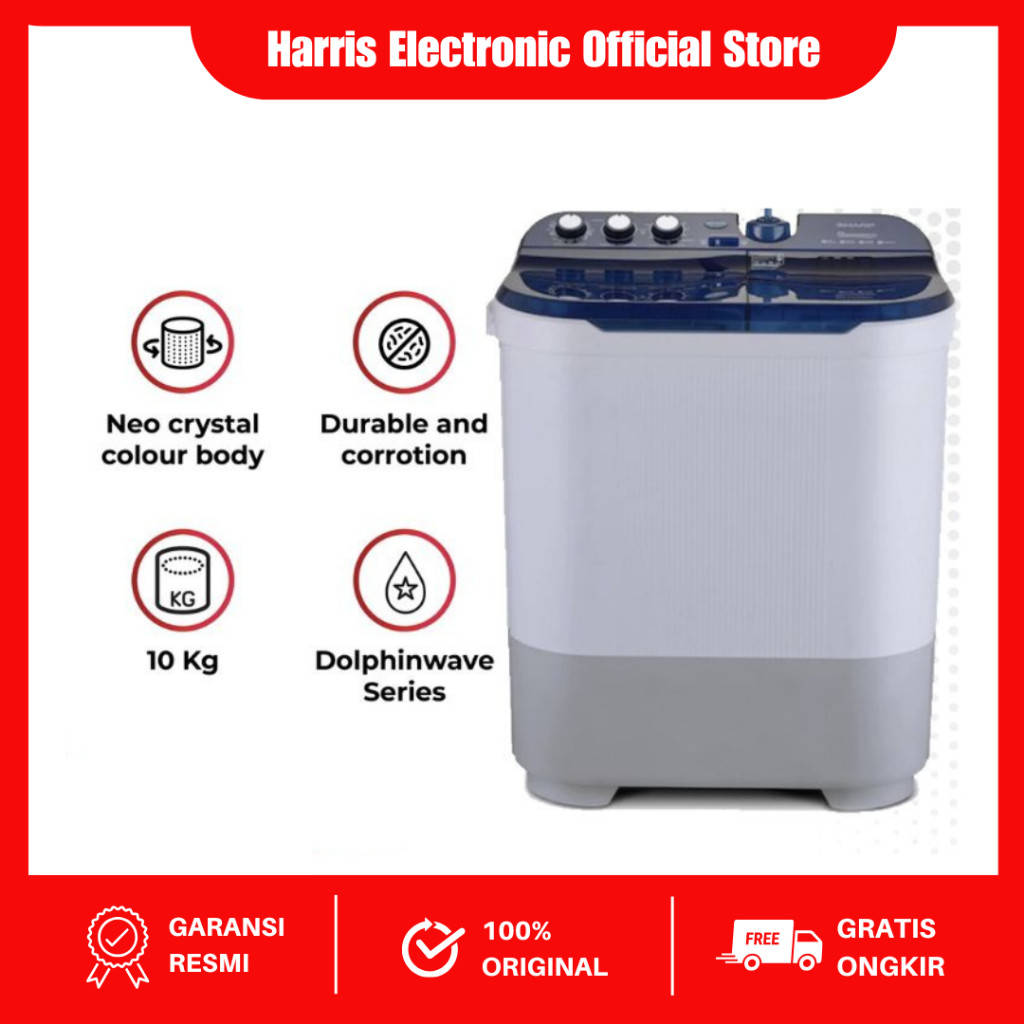 10kg Twin Tub Dolphinwave Series 4