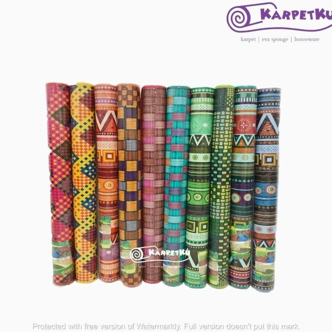 Karpet Lantai Spons EVA Motif Batik 