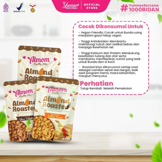  Almom Almond Roasted 