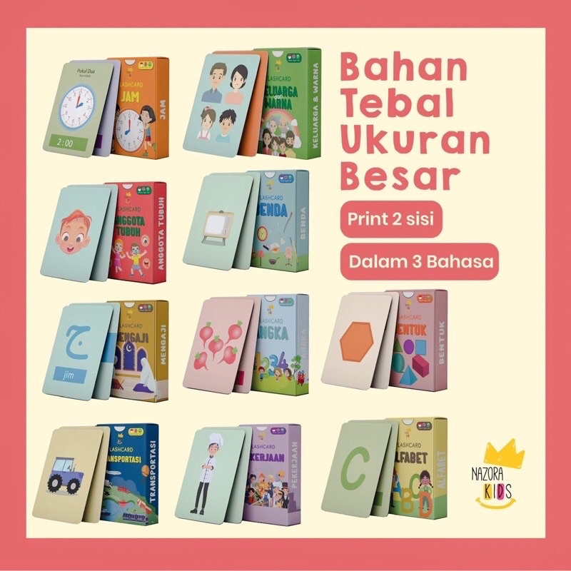 Nazora Kids Flash Card Alfabet 2