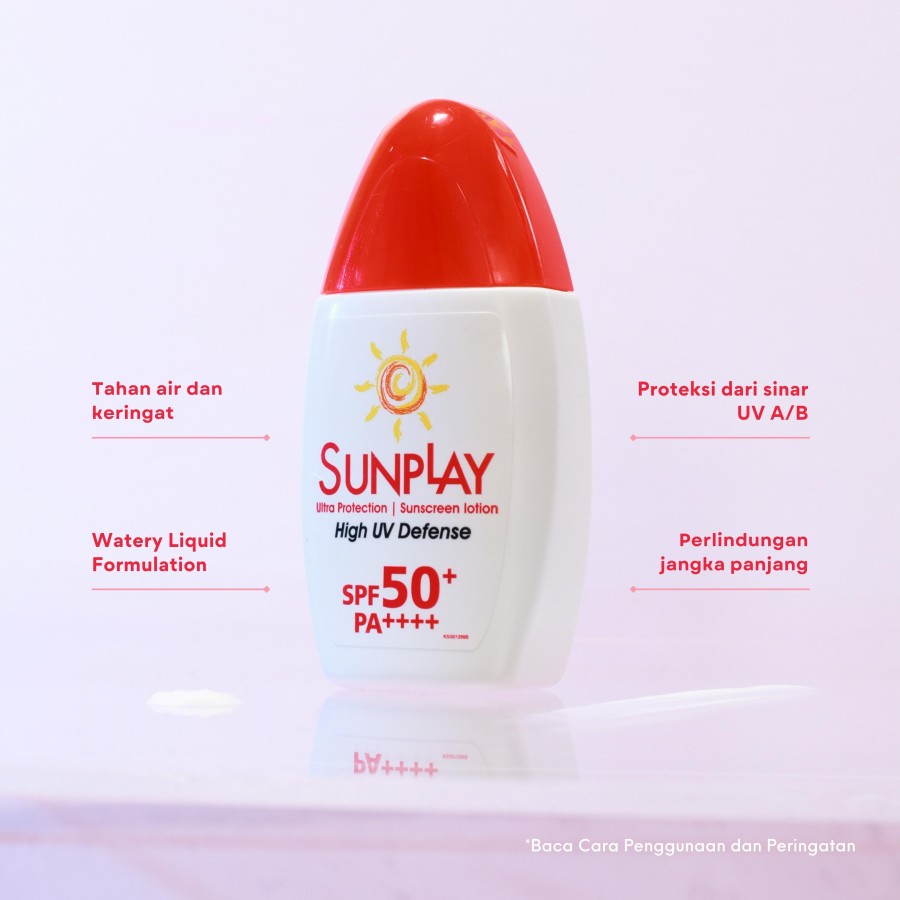 Rohto Laboratories Indonesia Sunplay High UV Defense Sunscreen Lotion SPF50 PA++++
