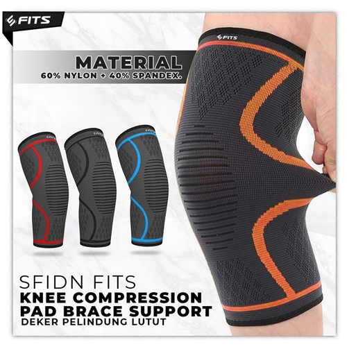 SFIDN FITS FITS Knee Compression Pad Brace Support Double Loop