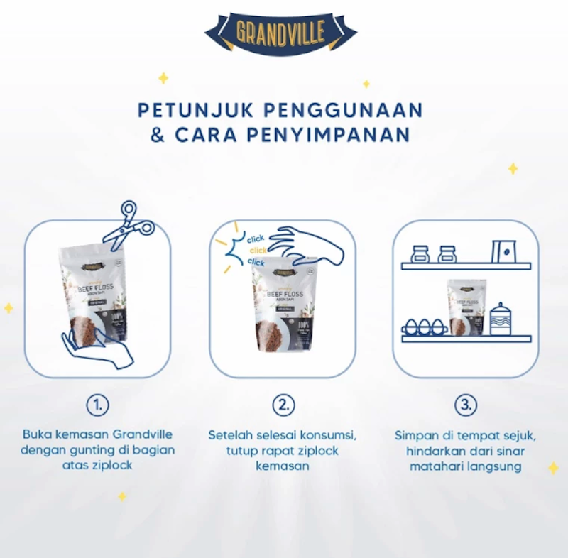 Grandville Crunchy Fish Floss Abon Ikan Rasa Original 5