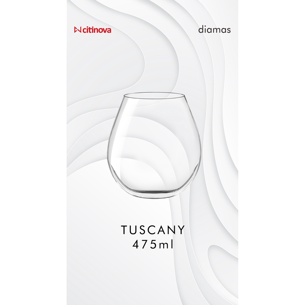 Citinova Glass Cup Tuscany 2
