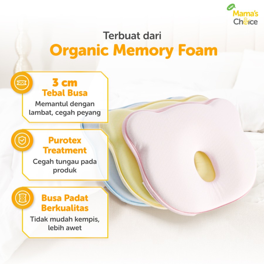 Mama’s Choice Flat Head Prevention Pillow