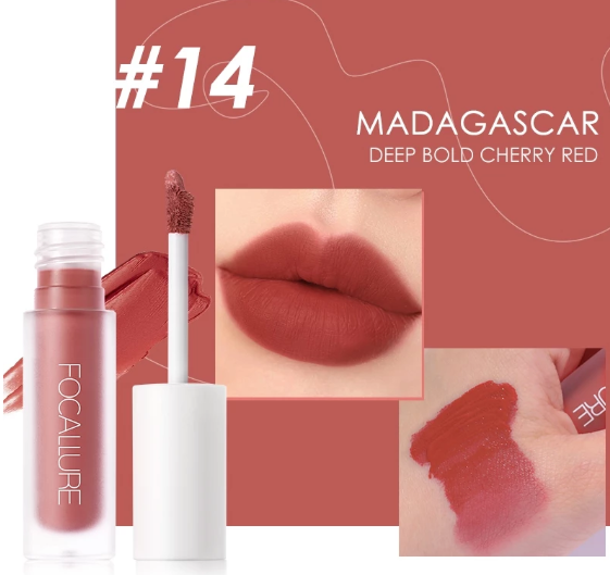 FCL Internasional Indonesia FOCALLURE Stay Matte Lip Ink 14 Madagascar